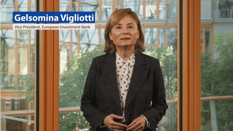 La vicepresidente della Bei, Gelsomina Vigliotti. L'organismo vuole diventare la banca per il clima dell'Ue, dice a HGE9