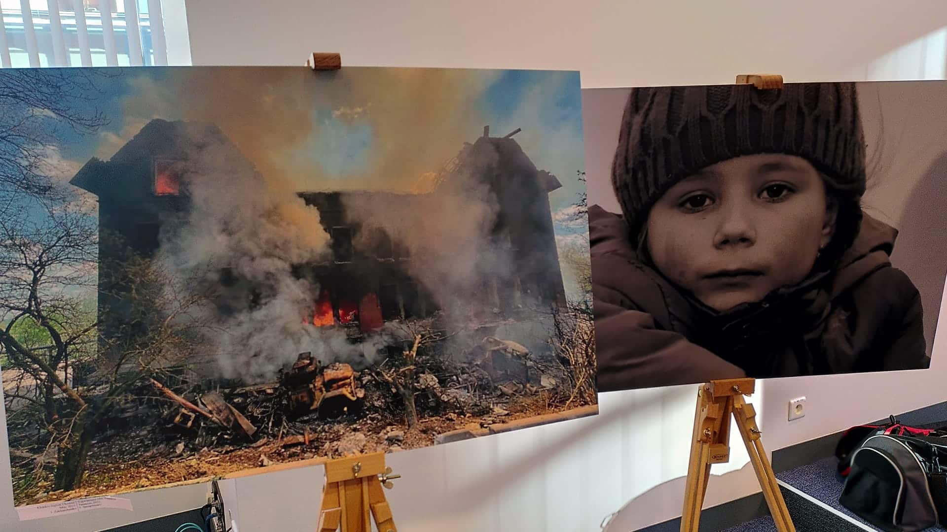 Mostra "Children in war" Ucraina Cese