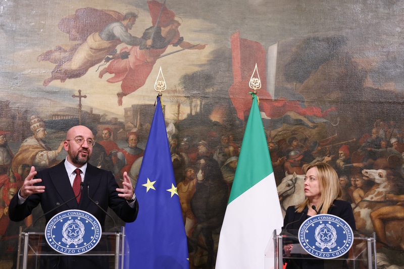 Meloni Michel Ue Italia