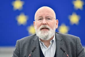 Il vicepresidente esecutivo della Commissione Ue, responsabile per il Green Deal, Frans Timmermans