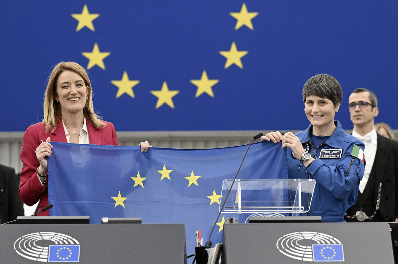 Samantha Cristoforetti Roberta Metsola