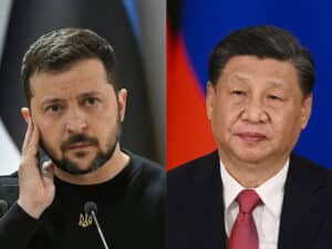 Xi Jinping Volodymyr Zelensky