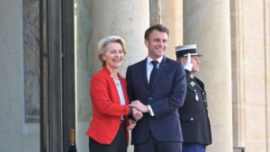 von der leyen macron cina