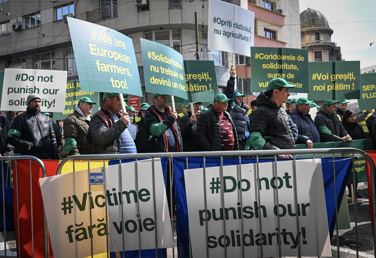 Grano ucraino proteste Romania