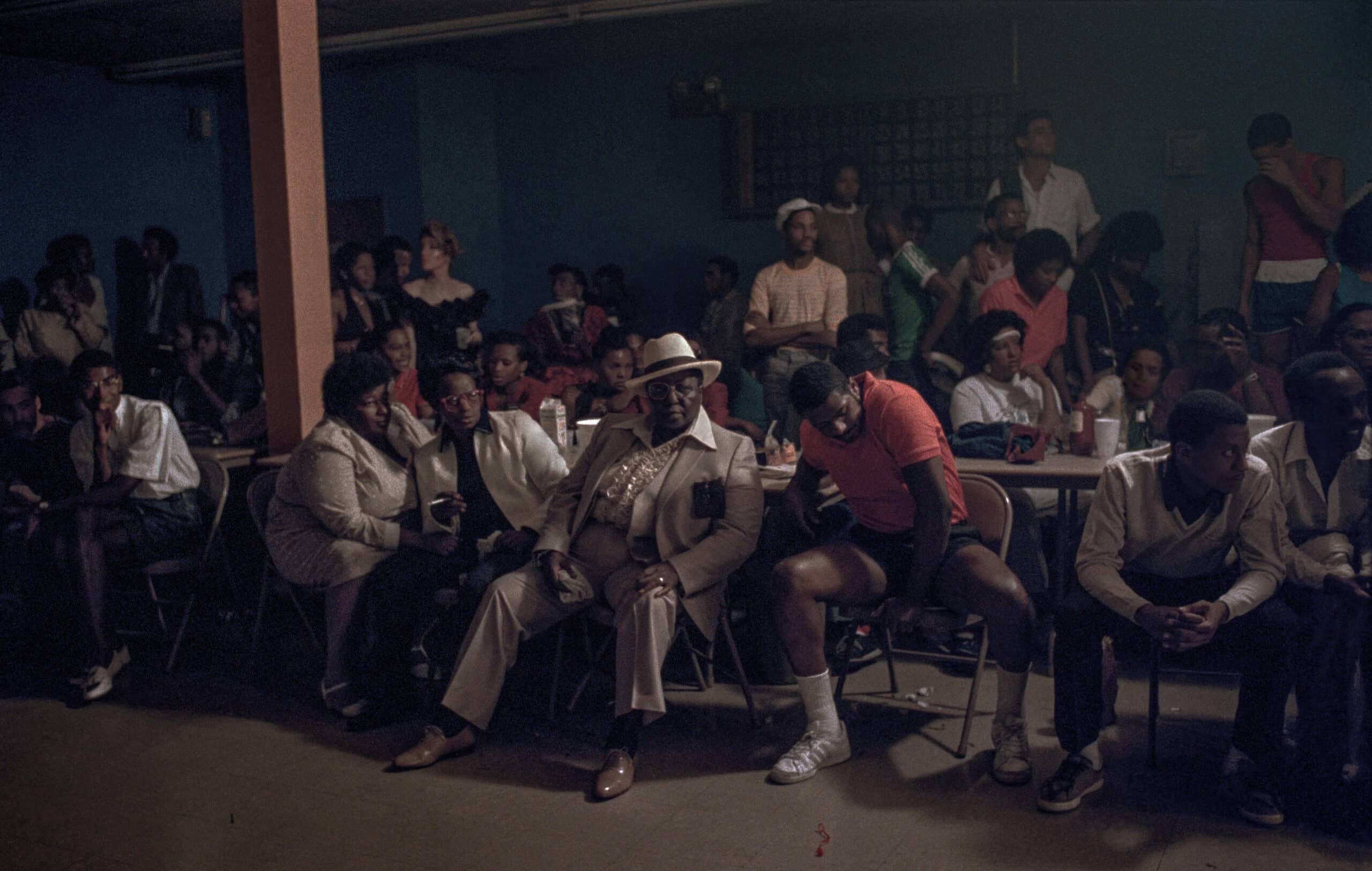 The Godfather of Baltimore - The House of LaBeija, Harlem Fantasy Ball II '82 – NYC - 1982 © Nick Kuskin