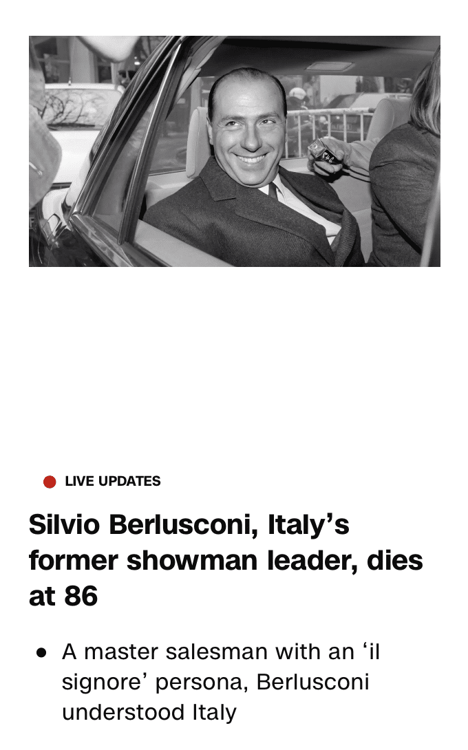 Berlusconi CNN