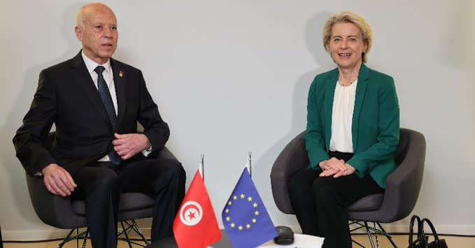 tunisia saied von der leyen