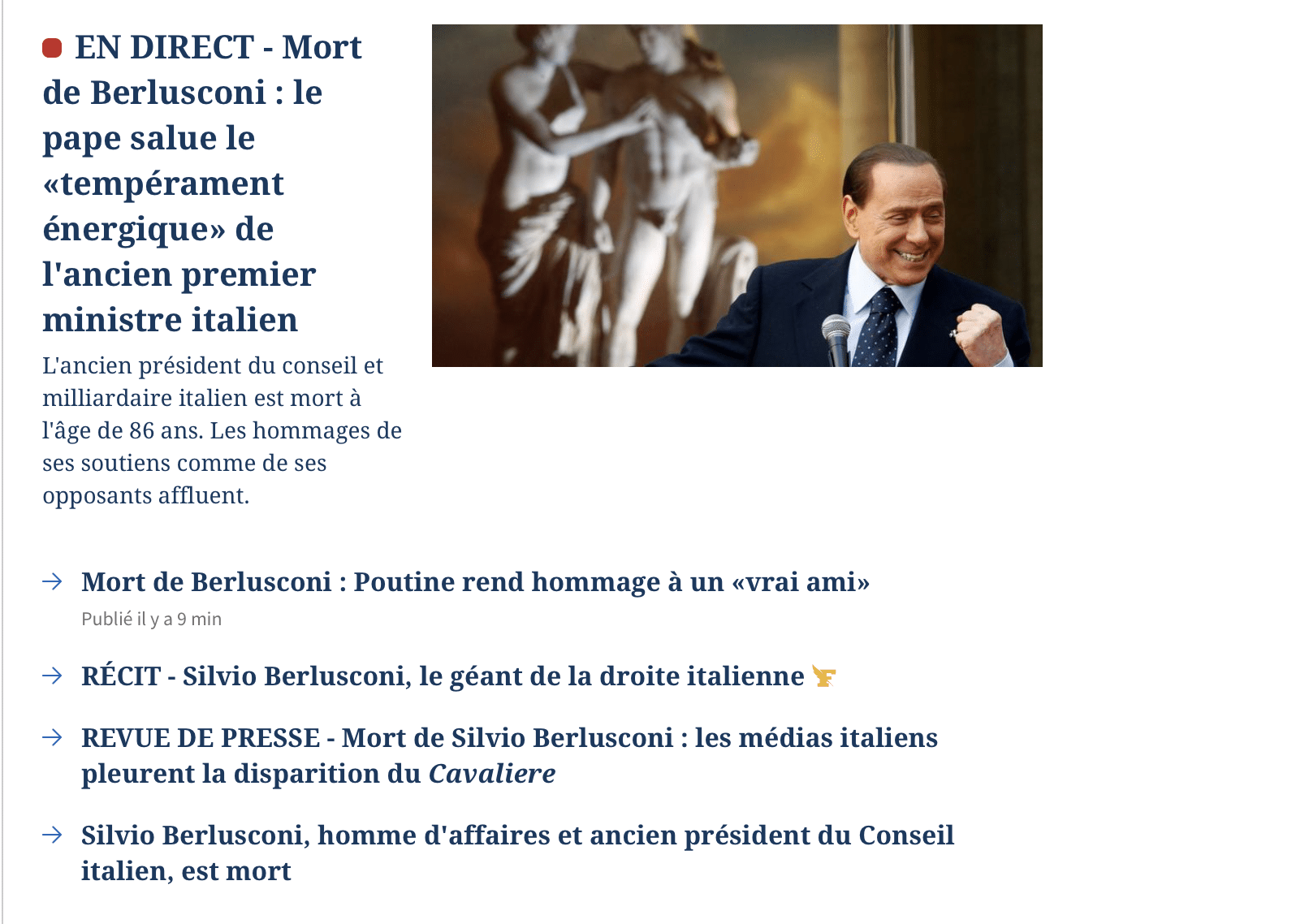 Berlusconi Le Figaro