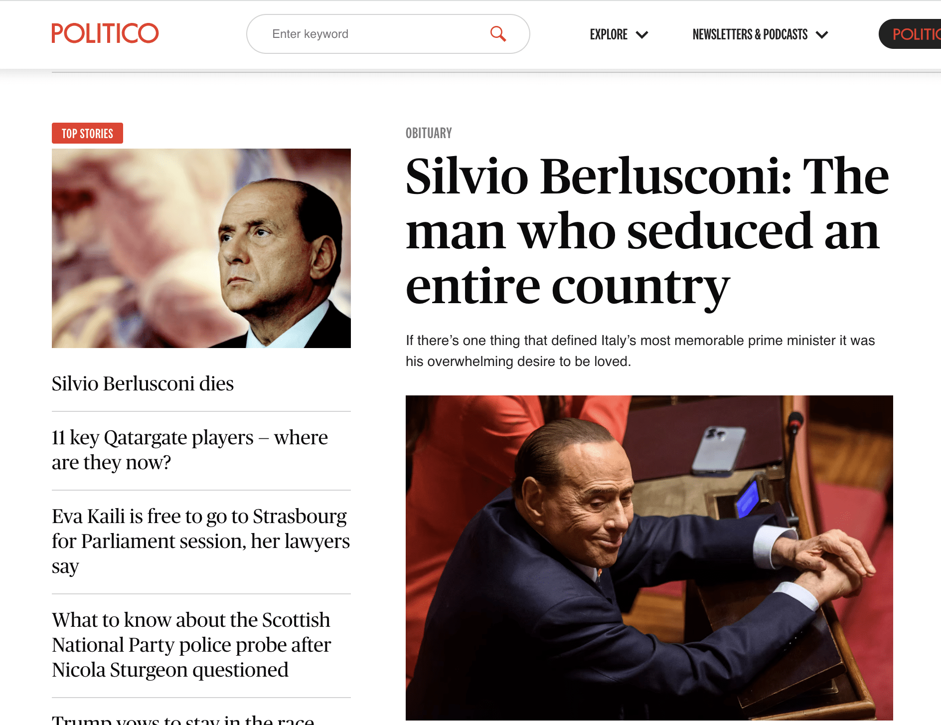 Berlusconi Politico