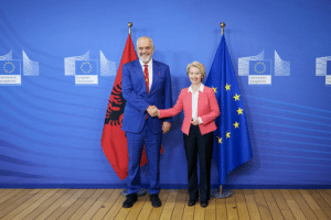 Ursula von der Leyen Edi Rama Albania Ue