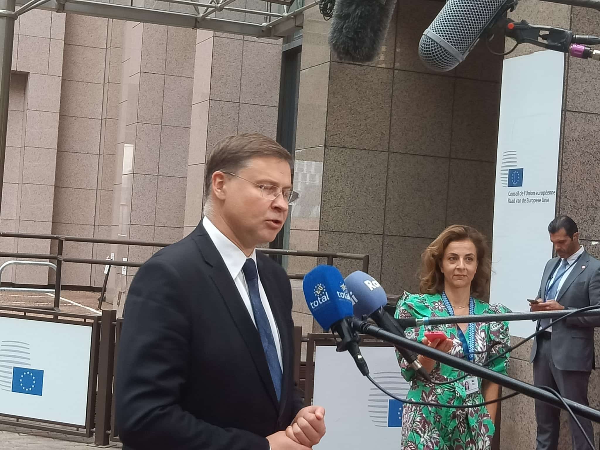 Il commissario per un'Economia al servizio delle persone, Valdis Dombrovskis [Bruxelles, 13 luglio 2023]