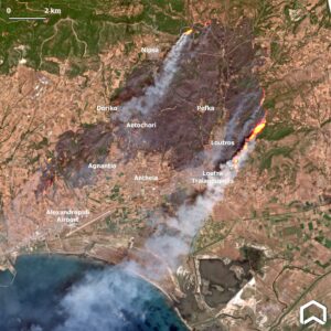 Incendi Grecia Alexandroupolis-Feres