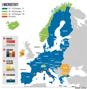 Microstati San Marino Andorra Monaco