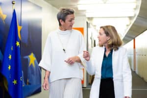 Nadia Calviño Spagna Margrethe Vestager