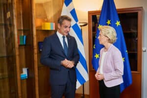 Grecia von der Leyen Mitsotakis