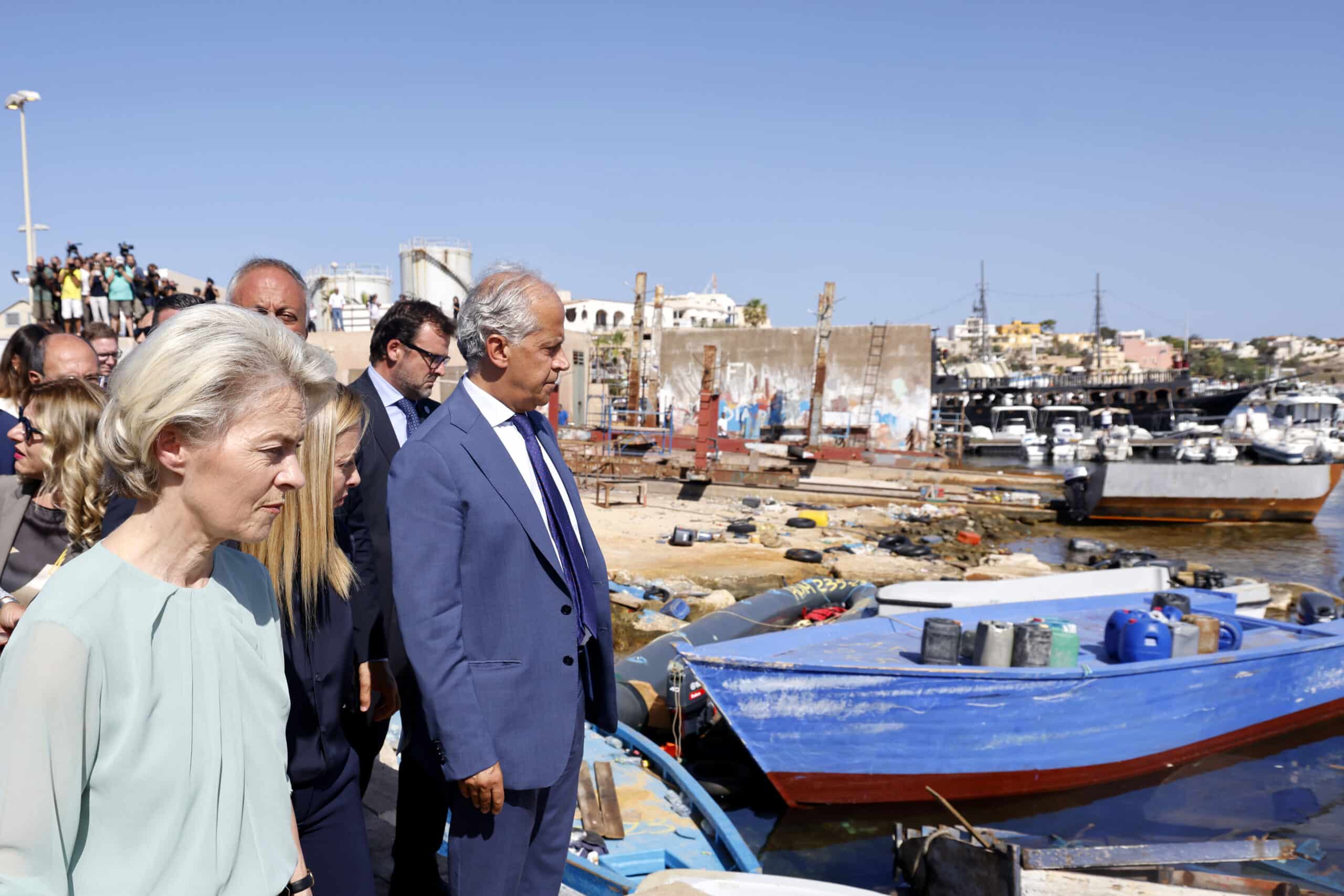 Von der Leyen Lampedusa