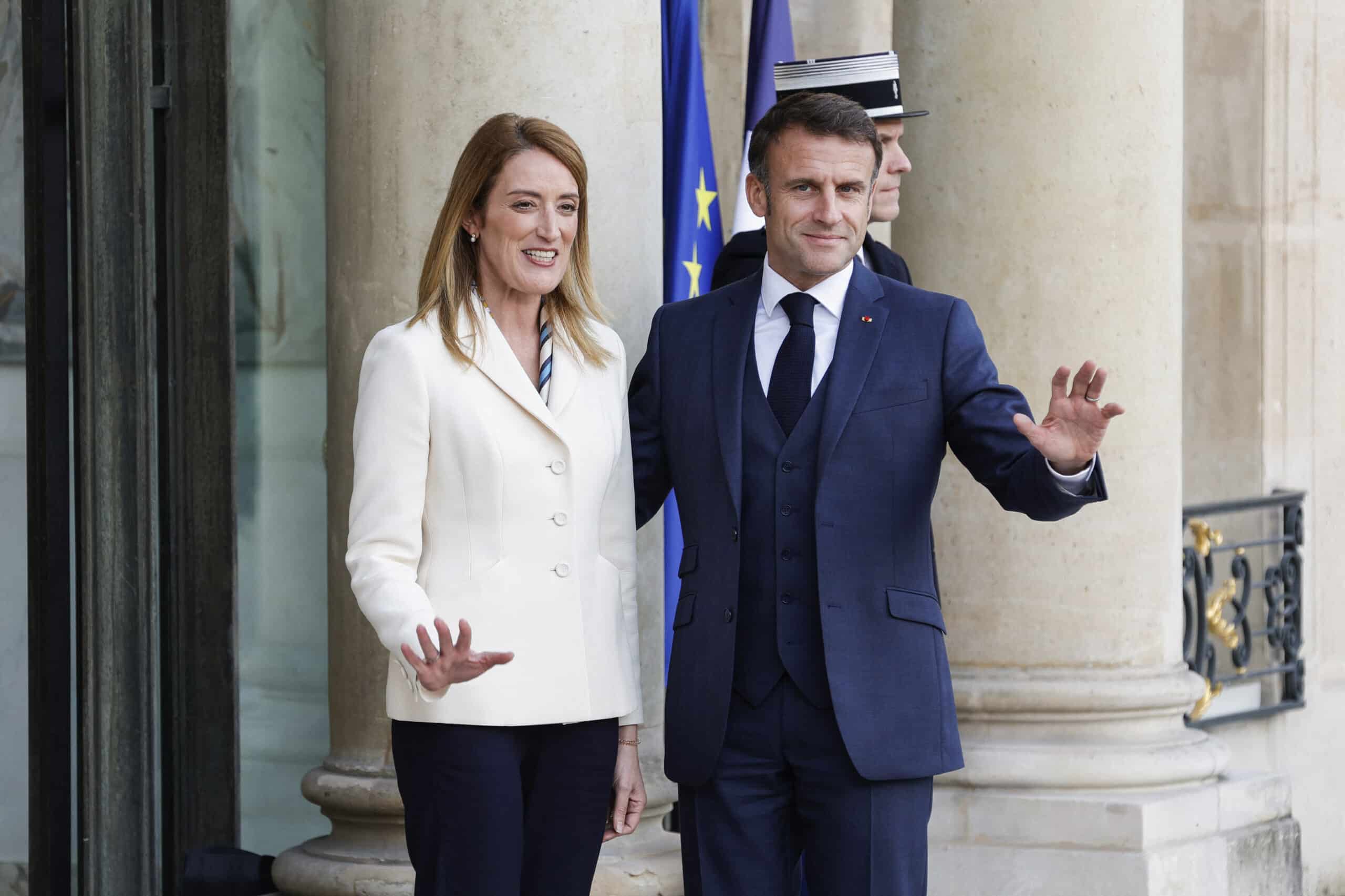 francia metsola strasburgo macron