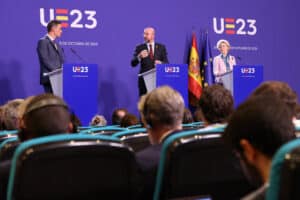 Consiglio Ue informale Granada Michel Sanchez von der Leyen