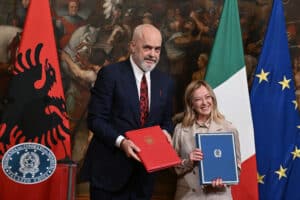 Italia Albania Meloni Rama Migrazione