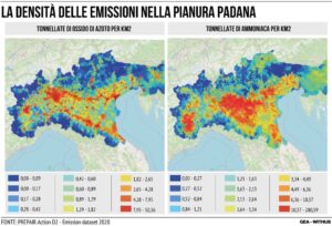 Emissioni Pianura Padana Inquinamento Aria