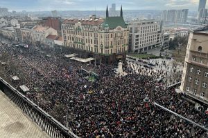 Poteste Belgrado Serbia