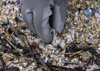 Spagna microplastiche pellet