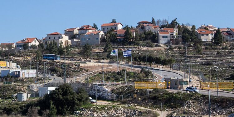 Neve Daniel, uno degli insediamenti israeliani in Cisgiordania [foto: Wikimedia Commons]