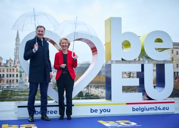 Alexander De Croo and Ursula von der Leyen