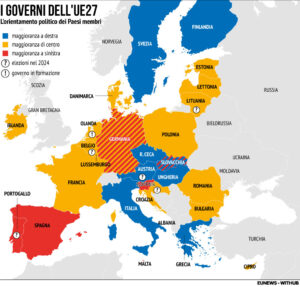 Governi Paesi Ue Destra Sinistra 24/01/2024