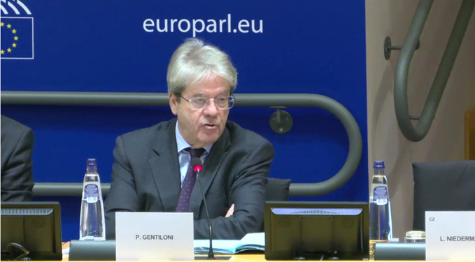 Il commissario per l'Economia, Paolo Gentiloni, in audizione in commissione Affari economici [Bruxelles, 11 gennaio 2024]