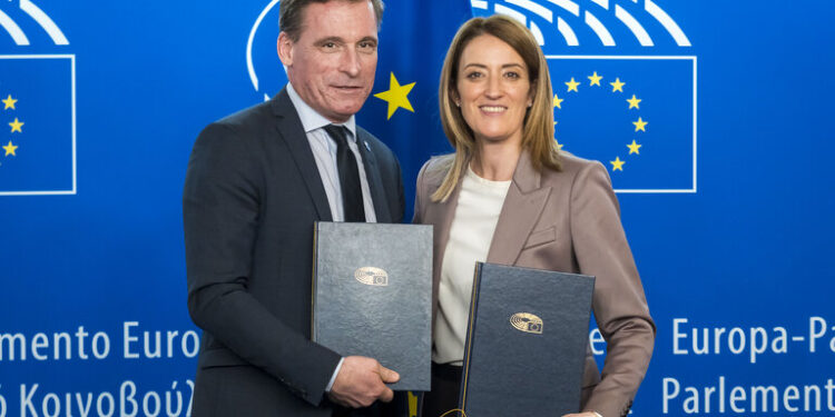 Oliver Ropke Roberta Metsola Parlamento Ue Cese