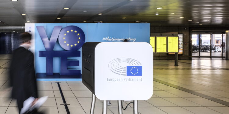 La campagna del Parlamento Ue per le elezioni europee del 2019. Pronta la campagna per le elezioni 2024 [foto: imagoeconomica]