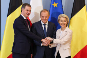 Donald Tusk Ursula von der Leyen Alexander De Croo