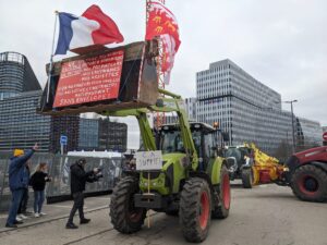 Proteste Trattori Agricoltori Strasburgo