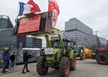 Proteste Trattori Agricoltori Strasburgo