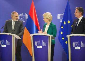 Pashinyan Armenia von der Leyen Blinken