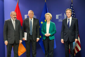 Pashinyan Armenia von der Leyen Blinken Borrell