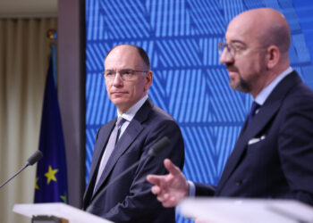 Enrico Letta Charles Michel