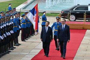 Aleksandar Vucic Xi Jinping Serbia Cina