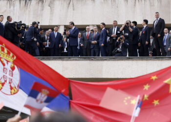 Aleksandar Vucic Xi Jinping Serbia Cina