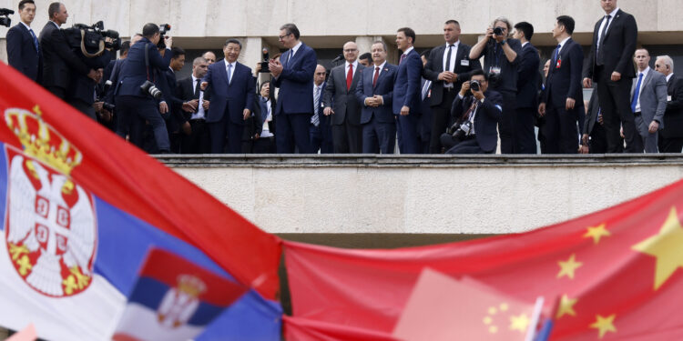 Aleksandar Vucic Xi Jinping Serbia Cina