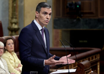 Pedro Sanchez (Photo by Thomas COEX / AFP)