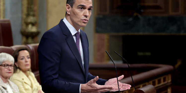 Pedro Sanchez (Photo by Thomas COEX / AFP)