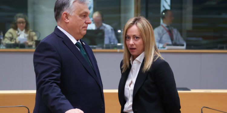 Giorgia Meloni Viktor Orbán Ungheria Italia Ue