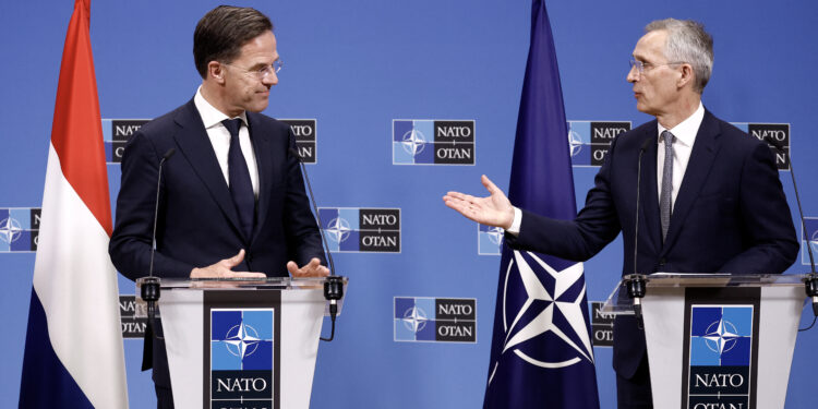 Mark Rutte Jens Stoltenberg Nato