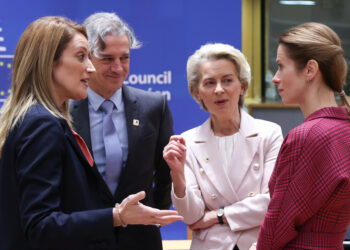 Kallas Metsola von der Leyen Istituzioni Ue