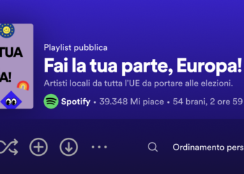 Playlist Spotify Elezioni Europee 2024