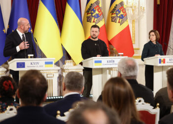 Charles Michel Maia Sandu Volodymyr Zelensky Ucraina Moldova Adesione Ue