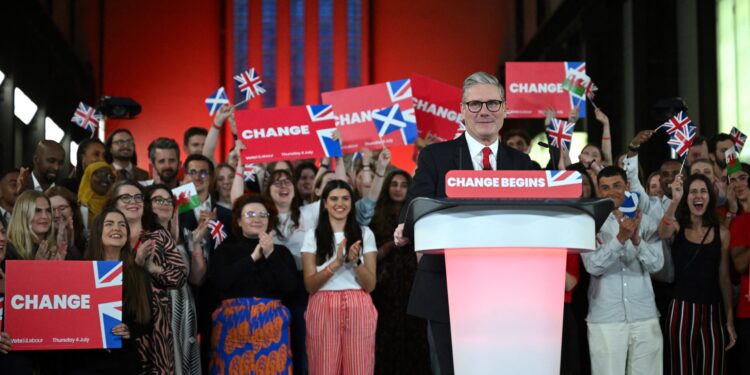 Keir Starmer Partito Laburista Regno Unito