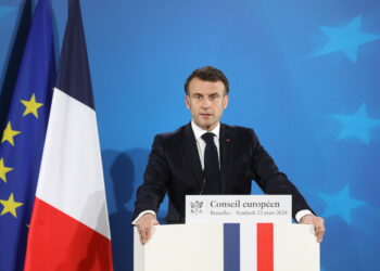 Il presidente francese Emmanuel Macron (foto: Imagoeconomica)